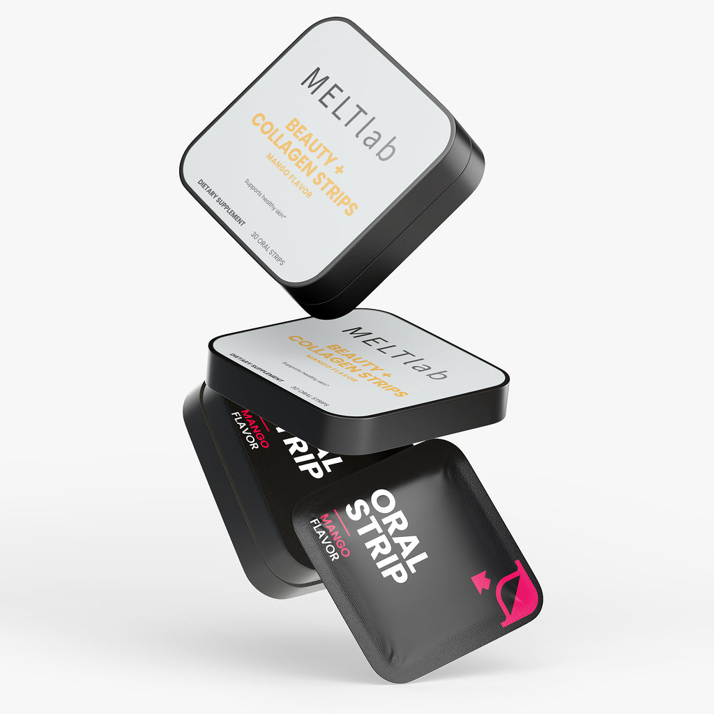 Melt Lab: 30 Beauty + Collagen Strips, Healthy Skin