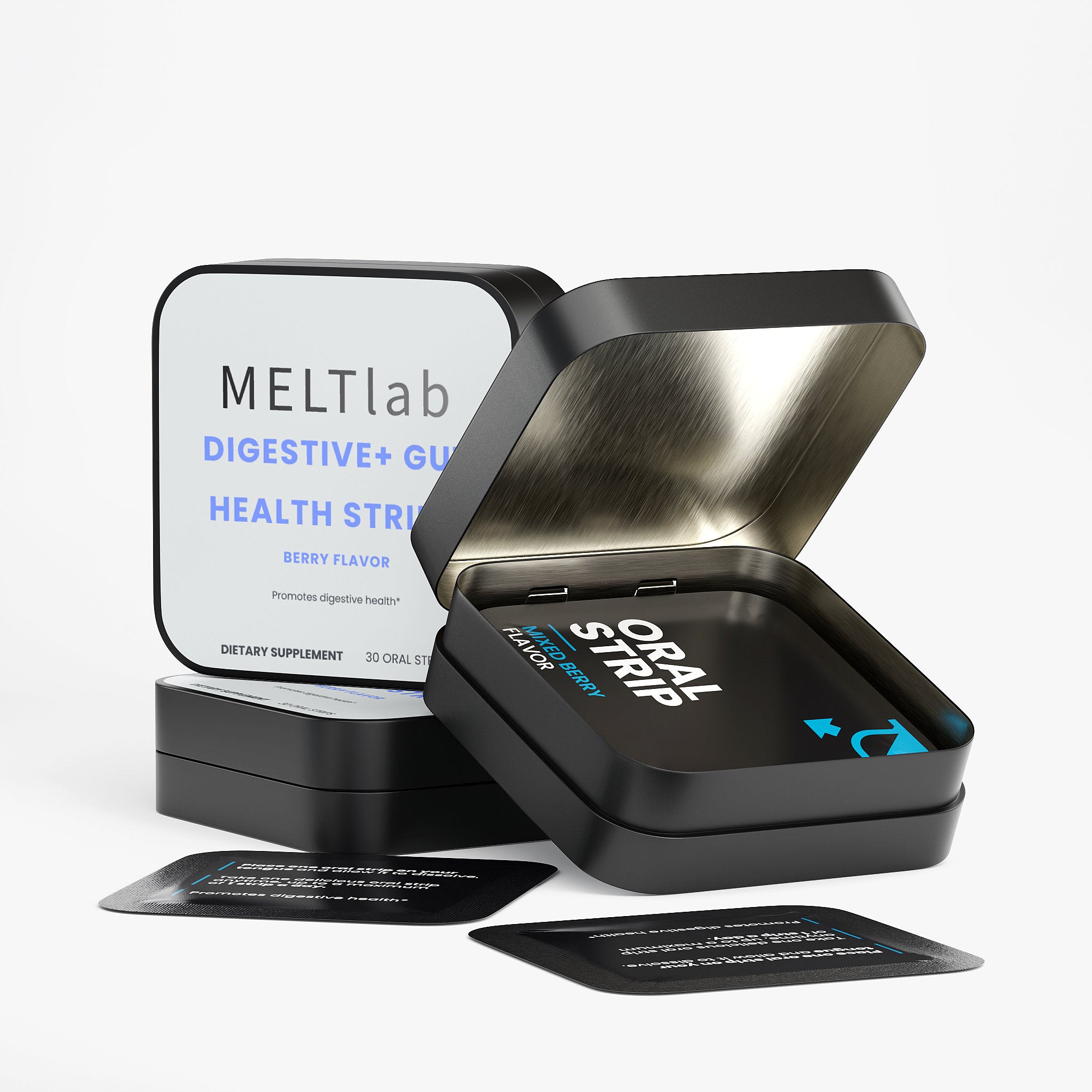 Melt Lab: 30 Digestive+ Gut Health Strips